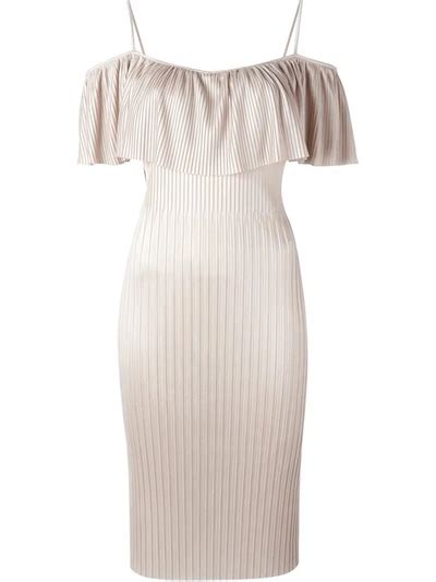 givenchy couture dress|Givenchy technical pleated dress.